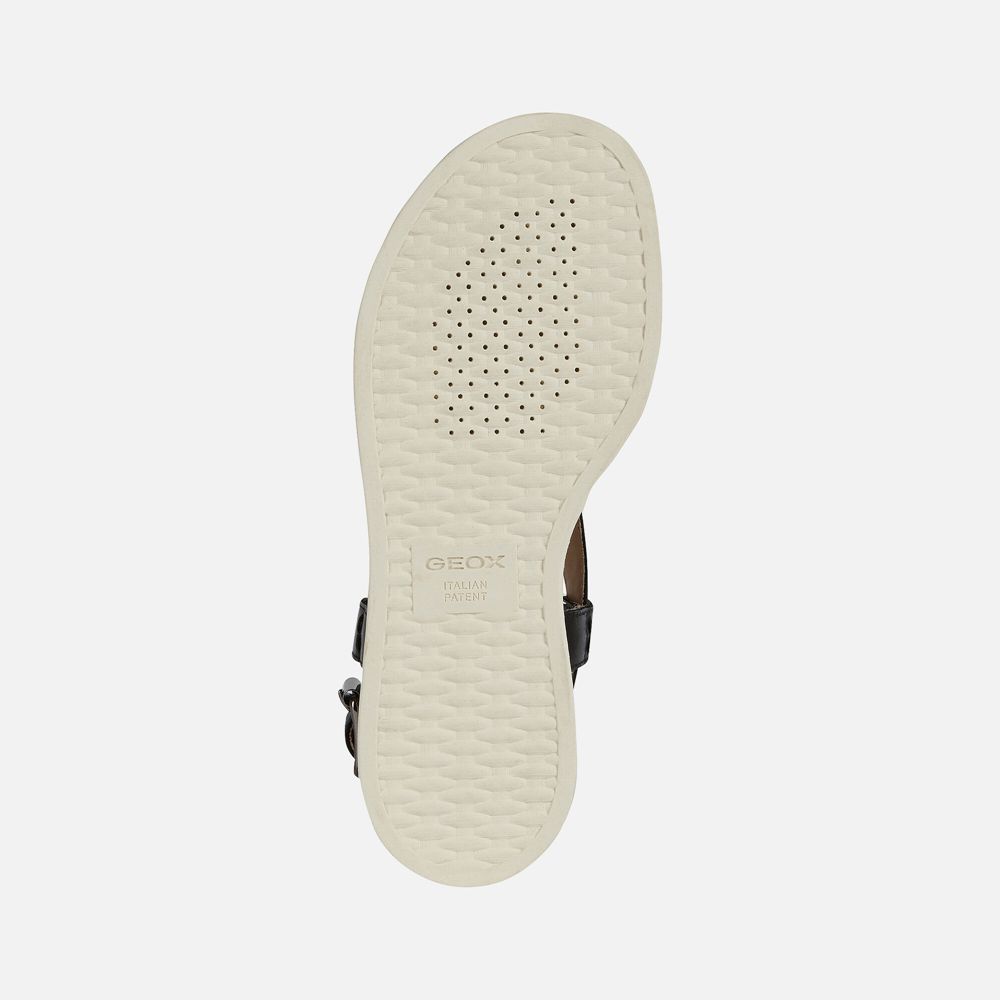 Geox Bayan Sandalet Siyah - Taormina - FMX-194752